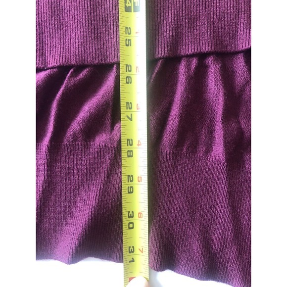 Women's Splendid High Low Turtleneck Sweater Dress Slit Sides Size Small - Picture 9 of 9